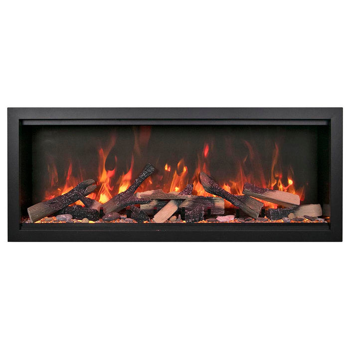 Amantii 60" Symmetry Bespoke Extra Tall Indoor Outdoor Electric Fireplace