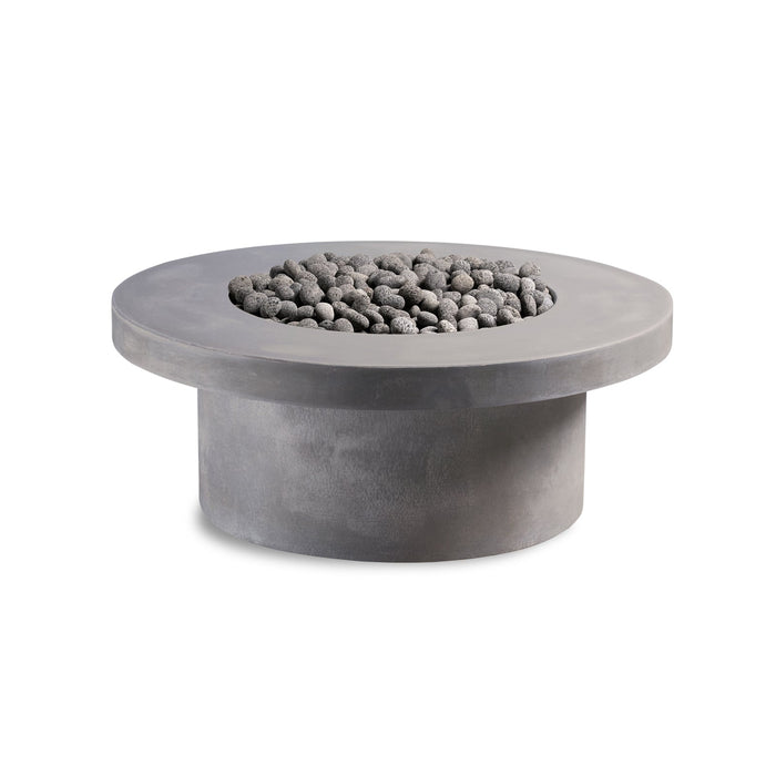 Crete Design Mirasol 36" Circular Concrete Fire Pit Table