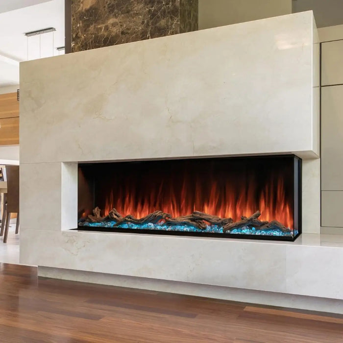 Modern Flames Landscape Pro Multi 80" 3-Sided Smart Fireplace with Full Wall Control