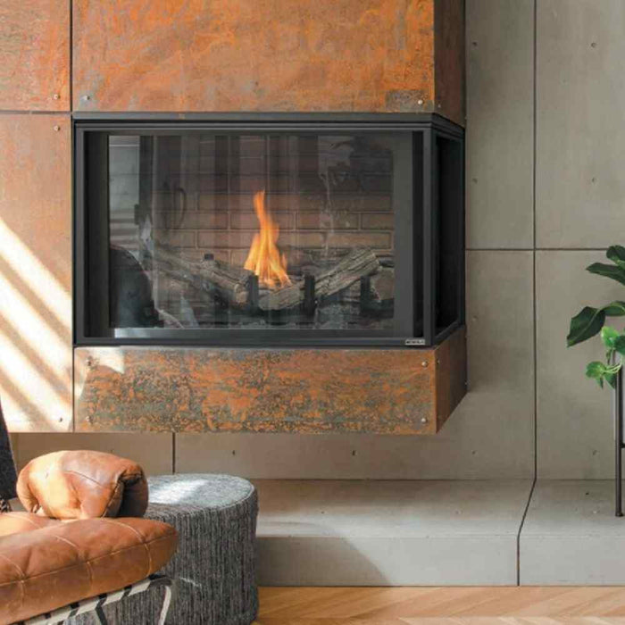 Montigo Divine Multi-Sided 38 Contemporary Corner Direct-Vent Gas Fireplace - HL38C