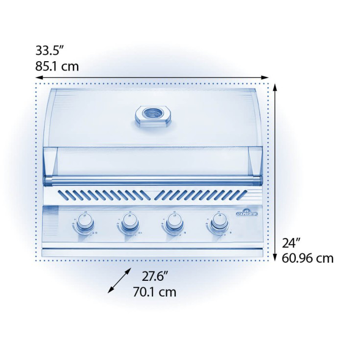 Napoleon Built-in 500 Series 32-Inch Gas Grill - BI32