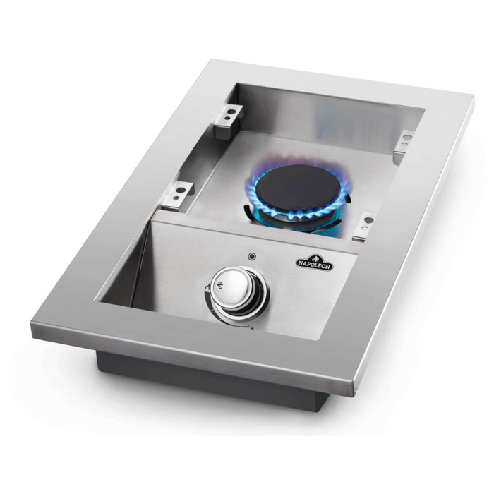 Napoleon Built-in 500 Series Single Range Top Burner with Stainless Steel Cover - BI10RT