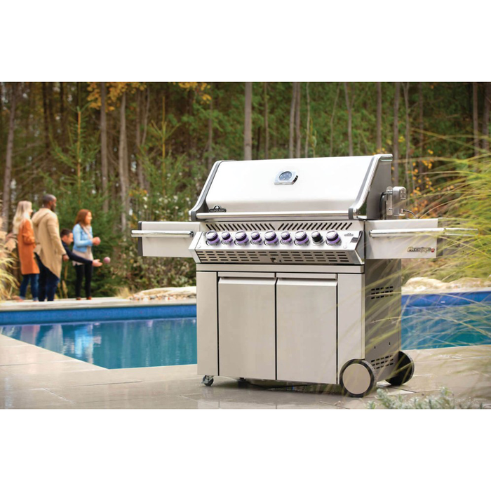 Napoleon Prestige PRO 665 Gas Grill with Infrared Rear & Side Burners - PRO665RSIB