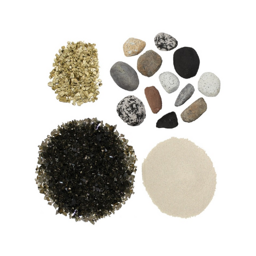 Napoleon Shore Fire Kit - Mixture Of Rocks, Sand, Vermiculite & Glass