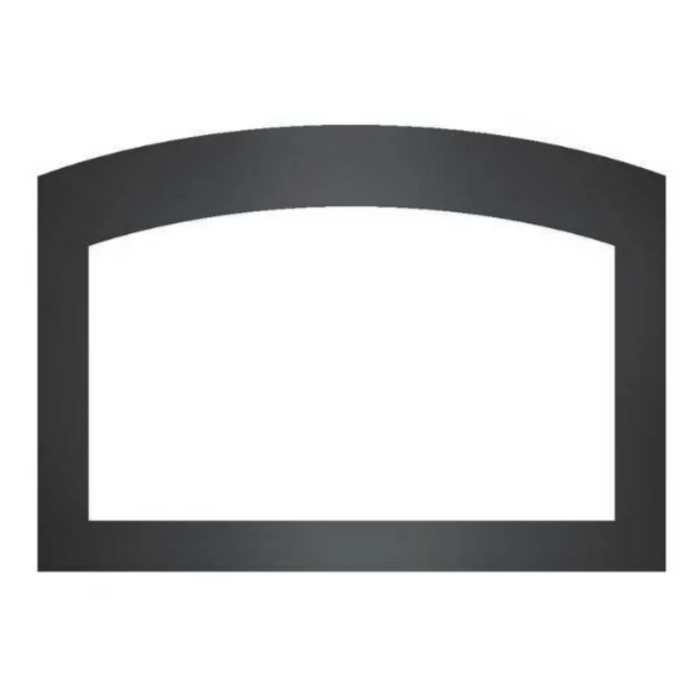 Napoleon Small Arched 4-Sided Faceplate (for use with 3-Sided Backerplate), Black