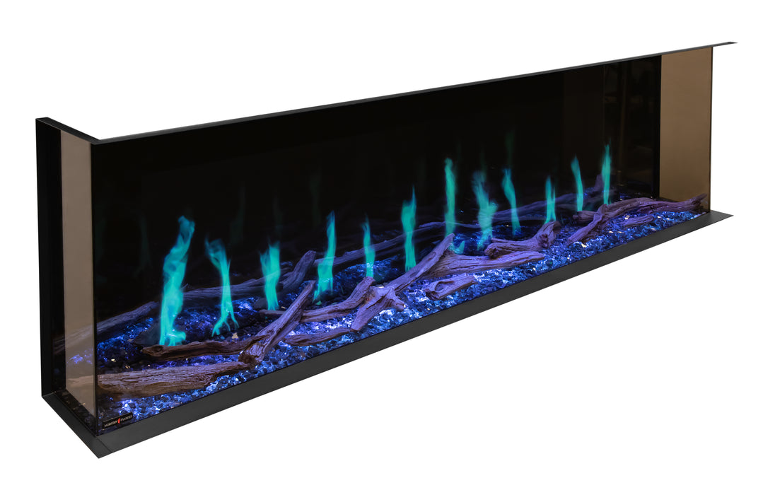 Modern Flames Orion Multi 76" Linear Heliovision Fireplace