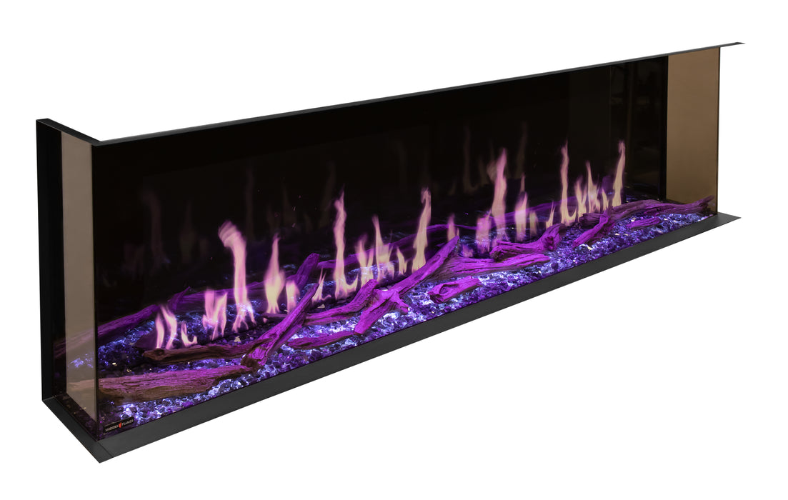 Modern Flames Orion Multi 76" Linear Heliovision Fireplace