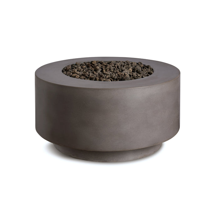 Crete Design Rund 30" Cylindrical Concrete Fire Bowl