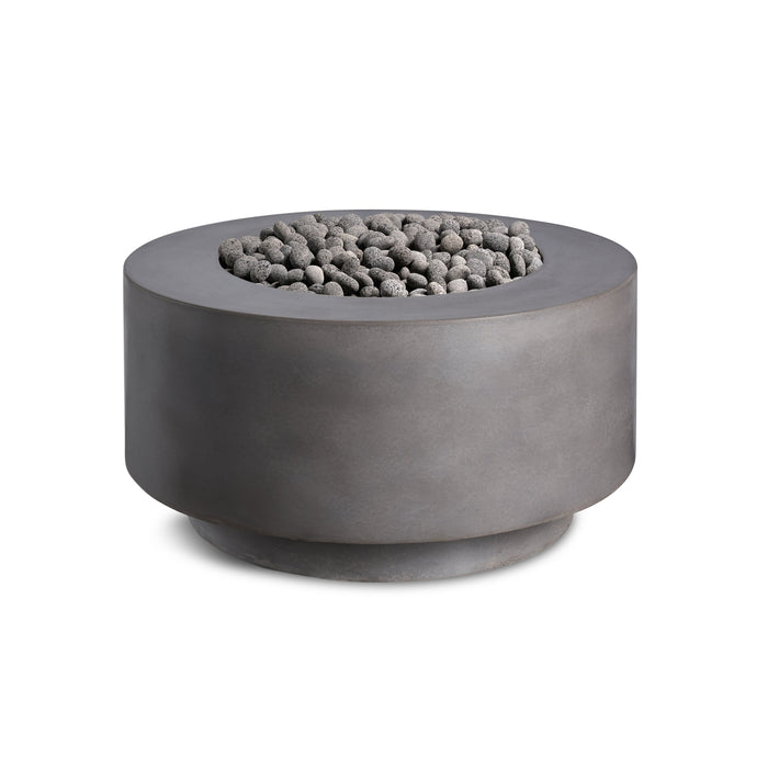 Crete Design Rund 30" Cylindrical Concrete Fire Bowl