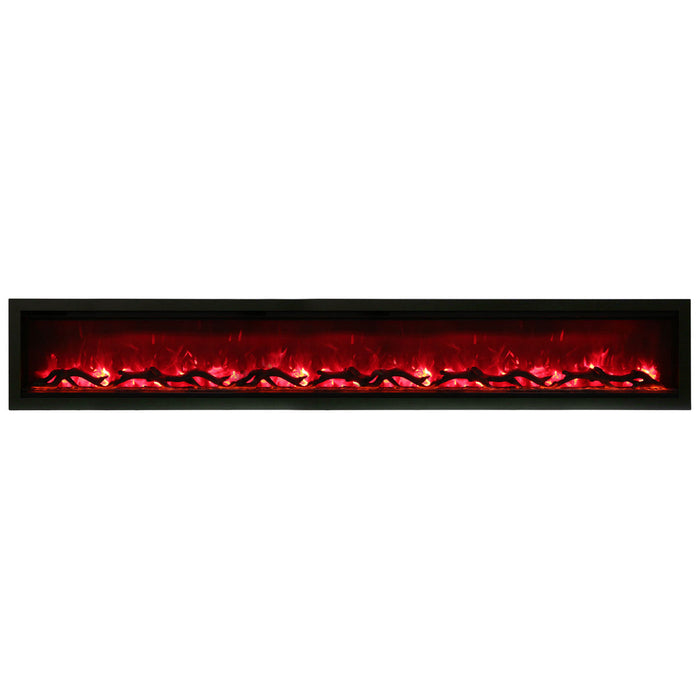 Amantii 88" Symmetry 3.0 Built-in Modern Linear Indoor Outdoor Electric Fireplace