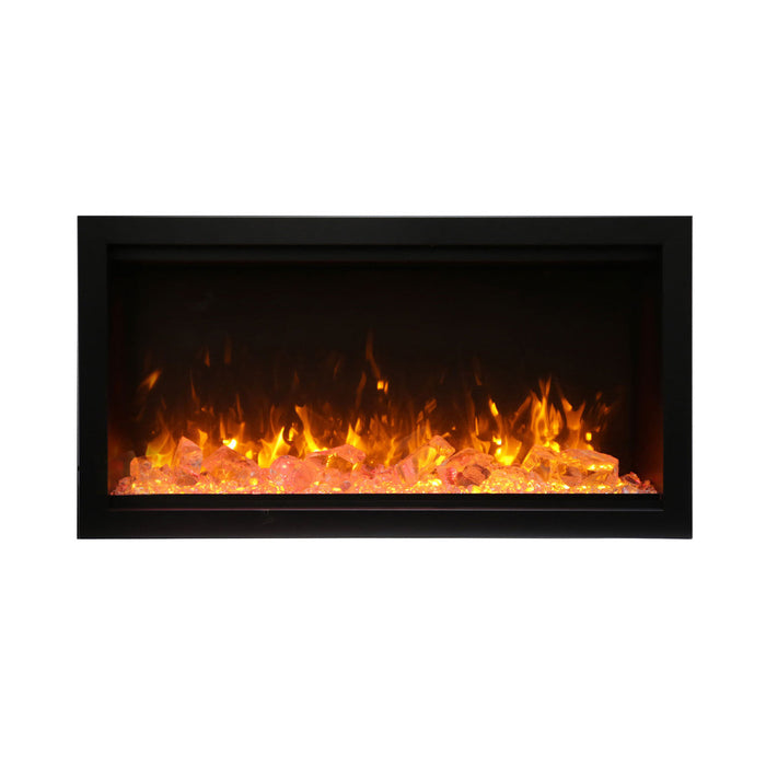 Amantii 50" Symmetry SYM-50-XT Built in Smart Extra Tall Inddor Outdoor Electric Fireplace