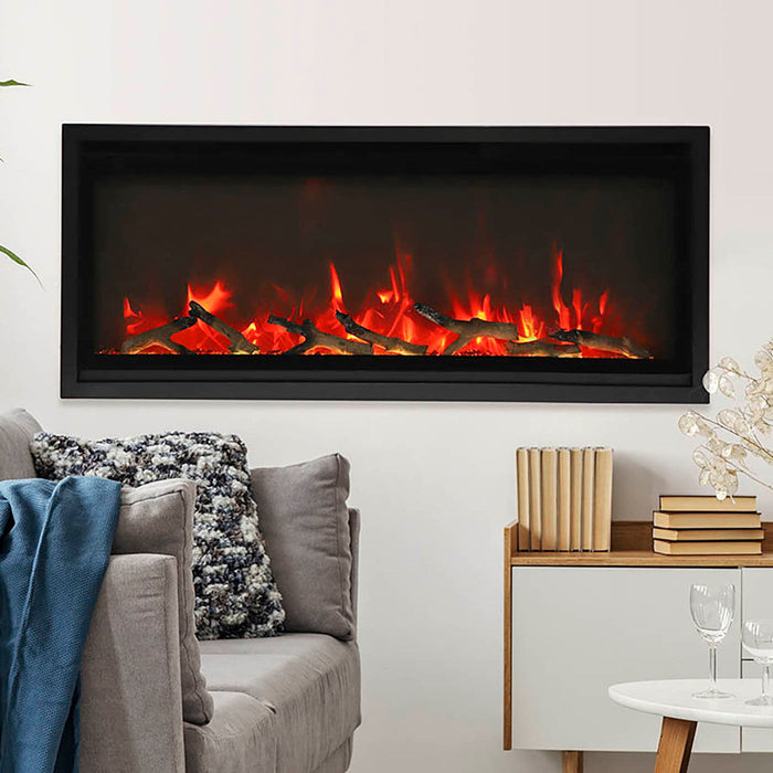 Amantii 42" Symmetry Smart Xtra Slim Electric Fireplace