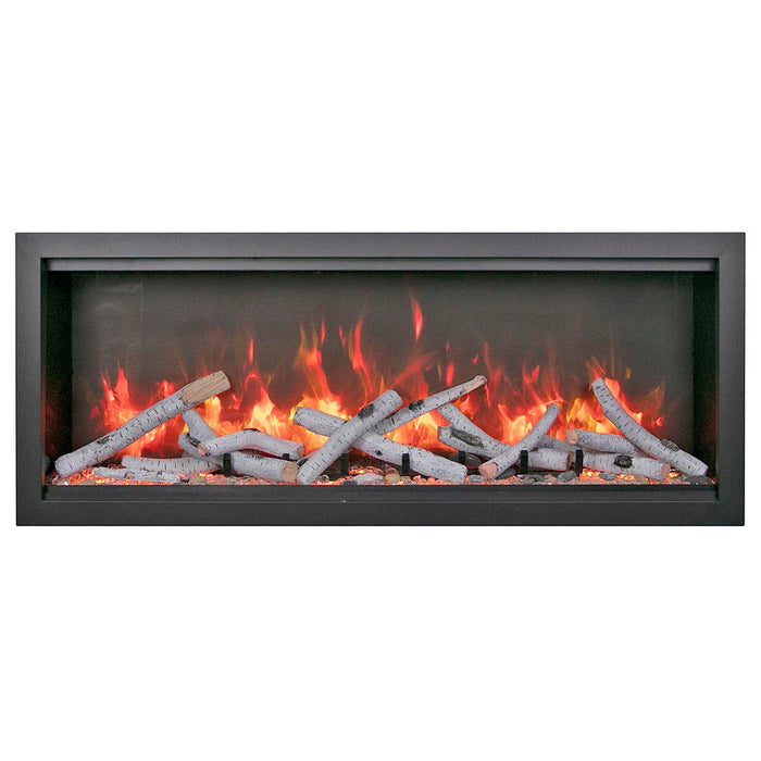 Amantii 74" Symmetry Bespoke Extra Tall Indoor Outdoor Electric Fireplace