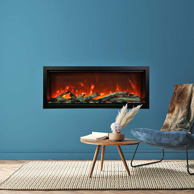 Amantii 50" Symmetry Bespok Extra Tall Indoor Outdoor Electric Fireplace