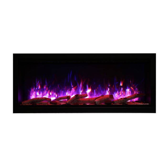 Amantii 34" Symmetry SYM-34-XT Built in Smart Extra Tall Indoor Outdoor Electric Fireplace