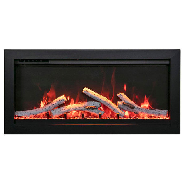 Amantii 50" Symmetry Bespoke Indoor Outdoor Built-In Electric Fireplace