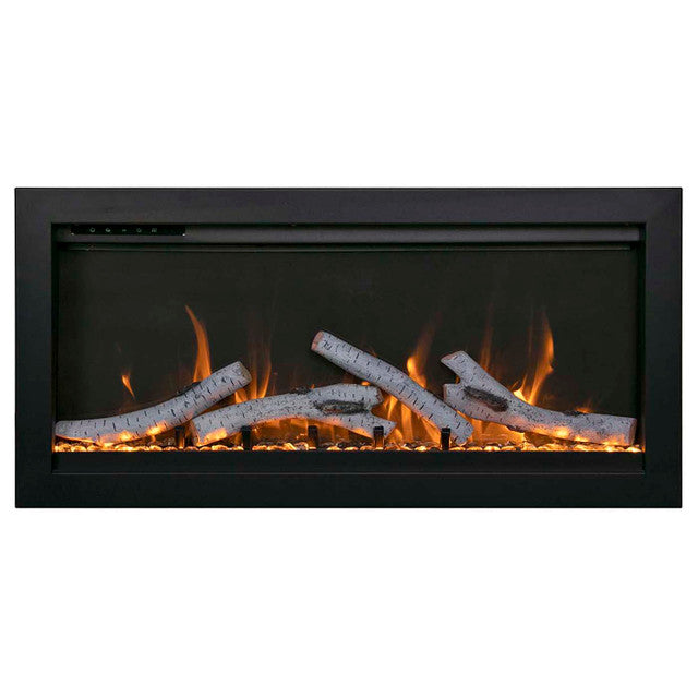 Amantii 50" Symmetry Bespoke Indoor Outdoor Built-In Electric Fireplace