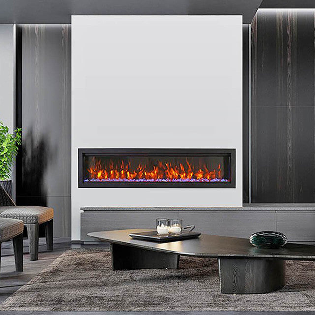 Amantii 50" Symmetry Bespoke Indoor Outdoor Built-In Electric Fireplace