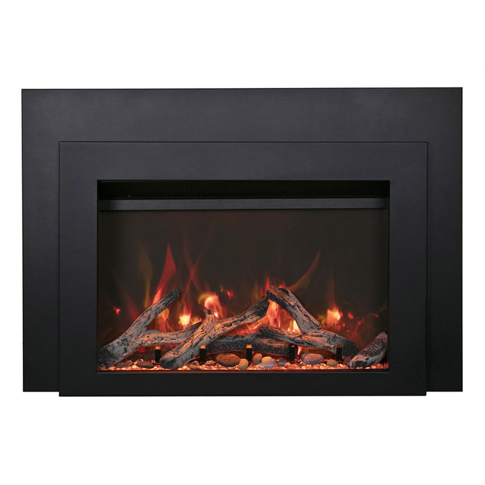 Amantii 30" Sierra Flame Flush Mount Electric Fireplace Insert