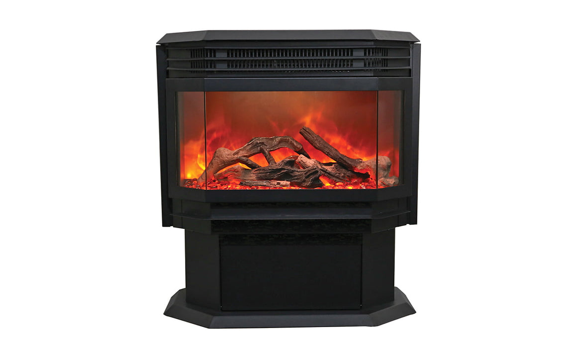 Amantii 26" Sierra Flame Freestanding Electric Fireplace with Logs