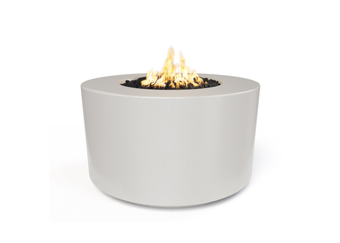 The Outdoor Plus 72" Florence Concrete Fire Pit / 20" Tall + Free Cover