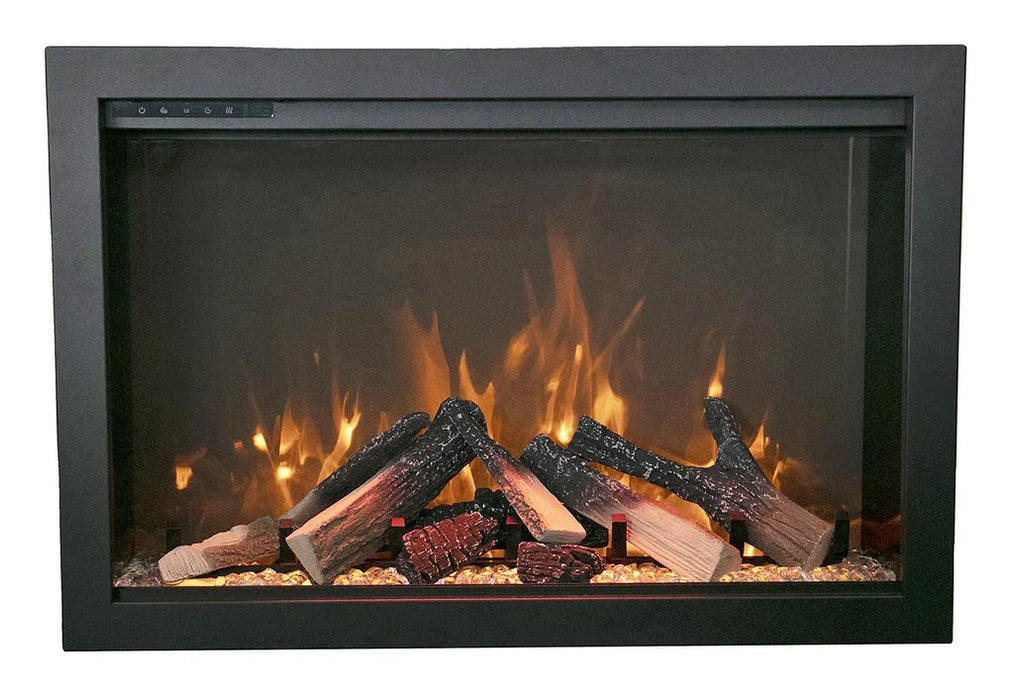 Amantii 30" Traditional Extra slim Modern Smart Electric Fireplace