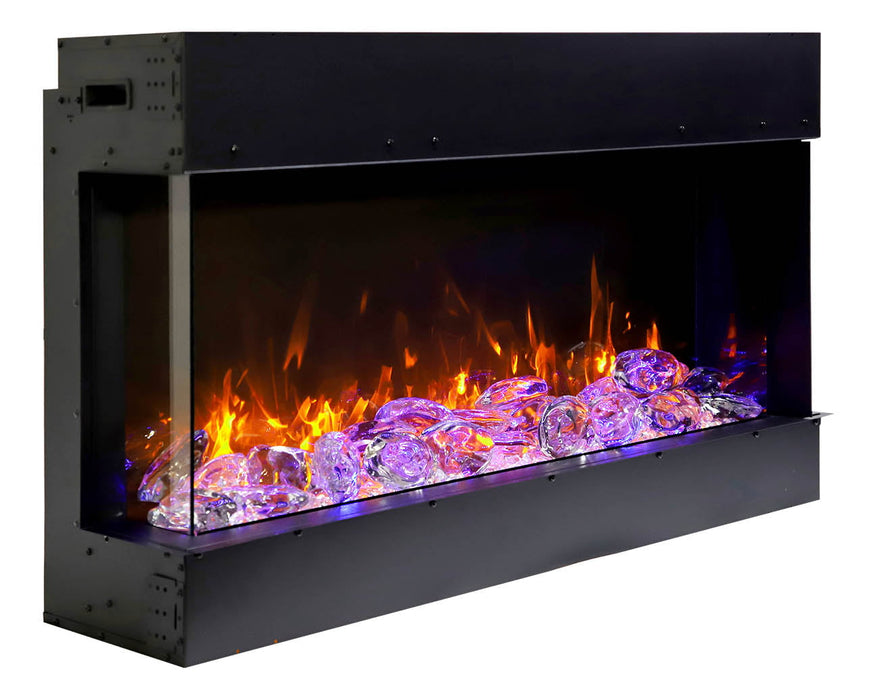 Remii 50” BAY-SLIM 3 Sided Smart Electric Fireplace - Wifi Enable