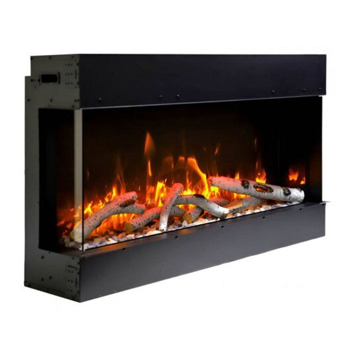 Amantii 72" Tru-View Slim Smart Indoor Outdoor 3 Sided Electric Fireplace