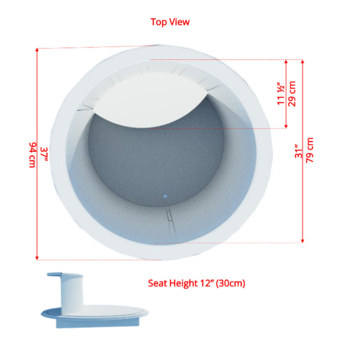 Dundalk LeisureCraft | The Baltic Cold Plunge Tub | Canadian Timber Collection