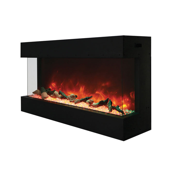 Amantii 40" Tru-View XL Deep Built-In Indoor Outdoor 3 Three Sided Electric Fireplace