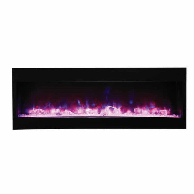 Amantii 60" Tru-View XL Deep Built-In Indoor Outdoor 3 Three Sided Electric Fireplace