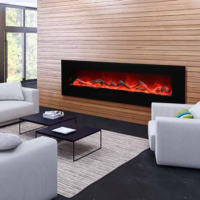 Amantii 88" WM-FM Series Built-in or Wall MounElectric Fireplace