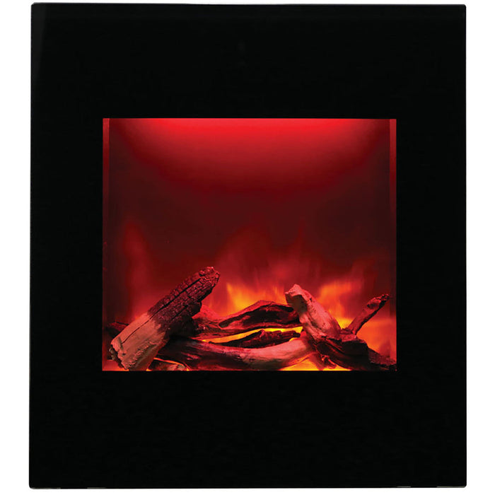 Amantii 24" WM-BI-2428-VLR-BG Zero Clearance Built-in Smart Corner Electric Fireplace