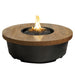 American Fyre Designs Contempo 47" Reclaimed Wood Round Gas Fire Pit Table