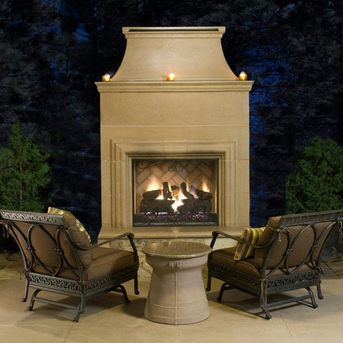 American Fyre Designs Cordova 76-Inch Freestanding Outdoor Gas Fireplace