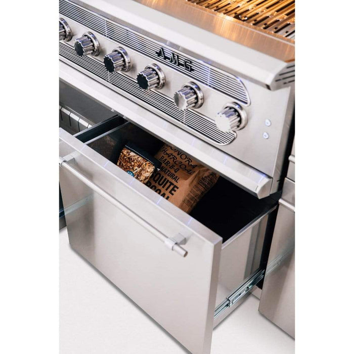 Summerset - Muscle Series 54" Freestanding Hybrid Grill - Dominating Outdoor Cooking Power