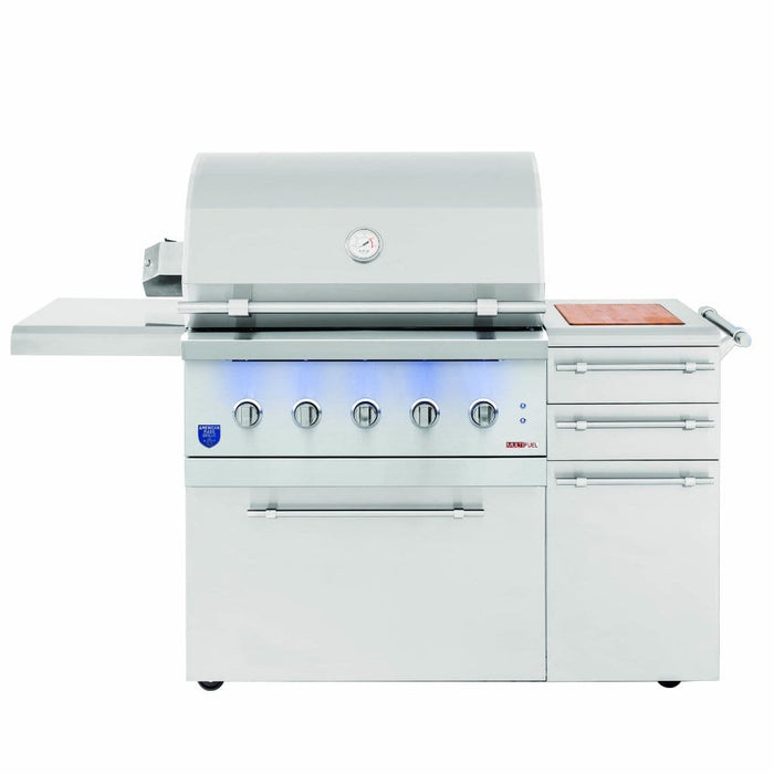 Summerset Encore Series 36" 5-Burner Freestanding Hybrid Grill