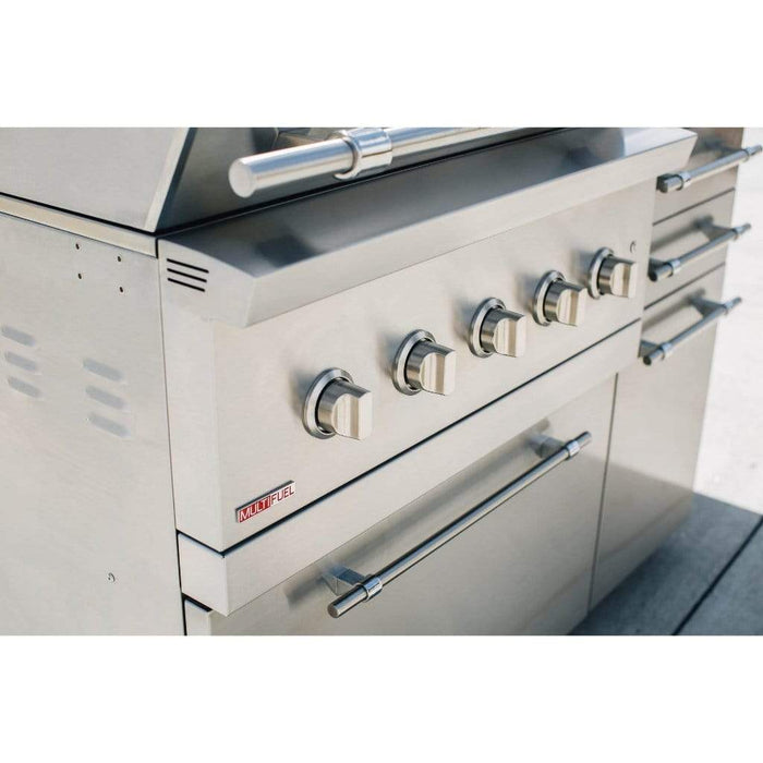 Summerset Encore Series 36" 5-Burner Freestanding Hybrid Grill