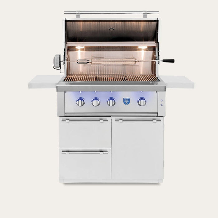 Summerset Estate Series 36" Standalone Gas Grill - Assured American Craftsmanship