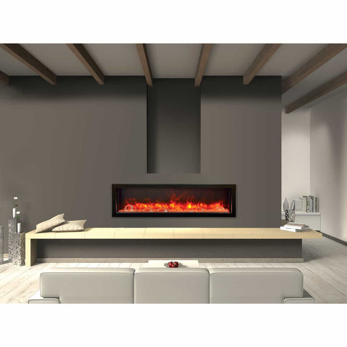 Amantii 60" Panorama BI-88-DEEP-OD Deep linear Indoor Outdoor Electric Fireplace