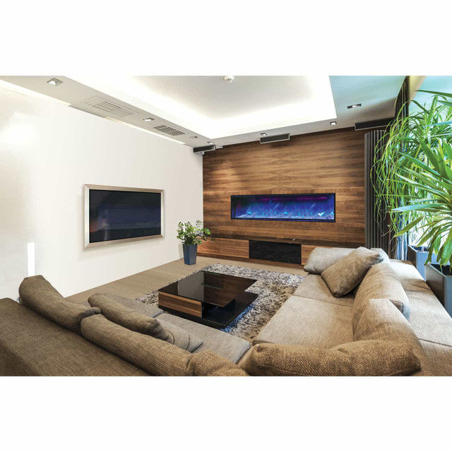 Amantii 72" Panorama BI-88-DEEP-OD Deep linear Indoor Outdoor Electric Fireplace