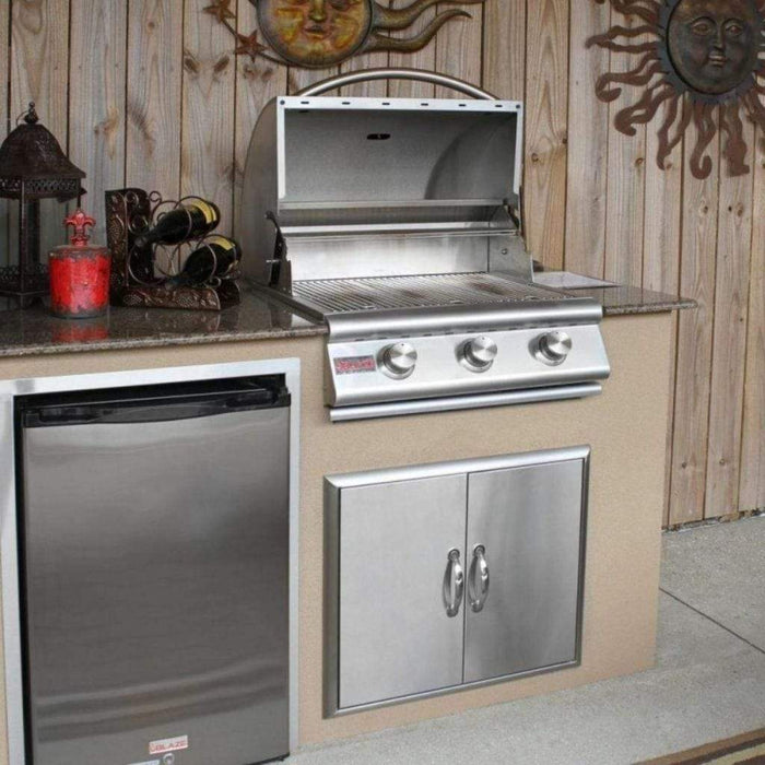 Blaze - Prelude LBM Built-In Gas Grill - 25", 3 Burners