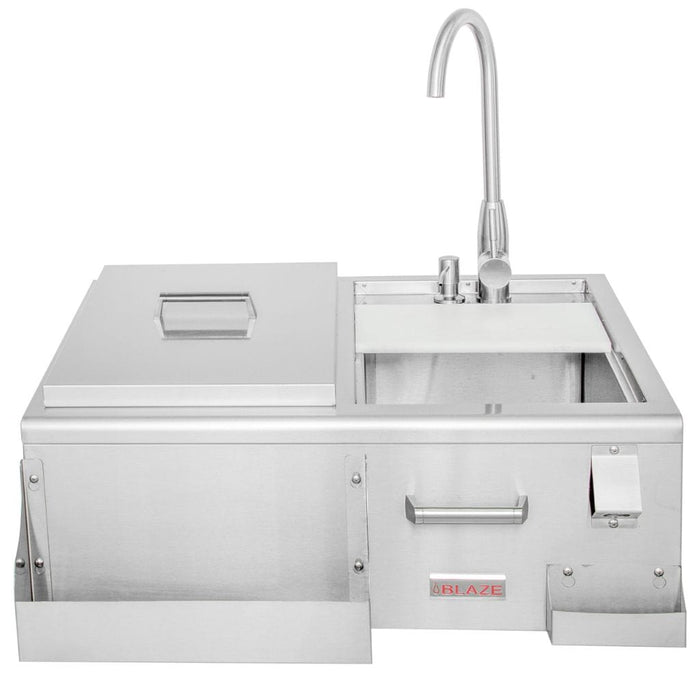 Blaze 30-Inch Beverage Center with Sink and Ice Bin Cooler