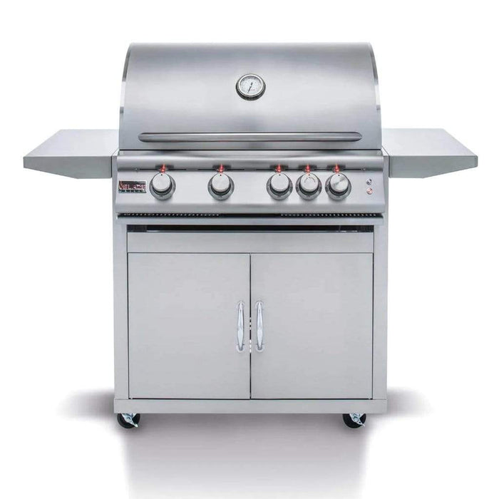 Blaze Premium Lte 32 Inch 4 Burner Freestanding Gas Grill With Grill Lights