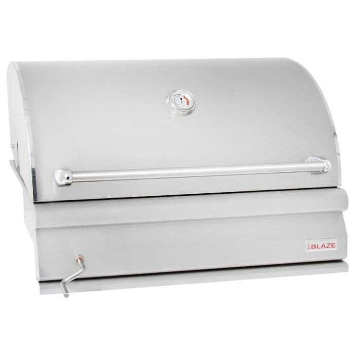 Blaze - Built-In Charcoal Grill - 32" with Adjustable Charcoal Tray