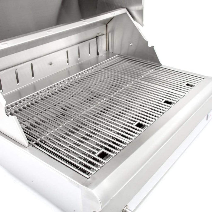 Blaze 32 Inch Freestanding Charcoal Grill With Adjustable Charcoal Tray