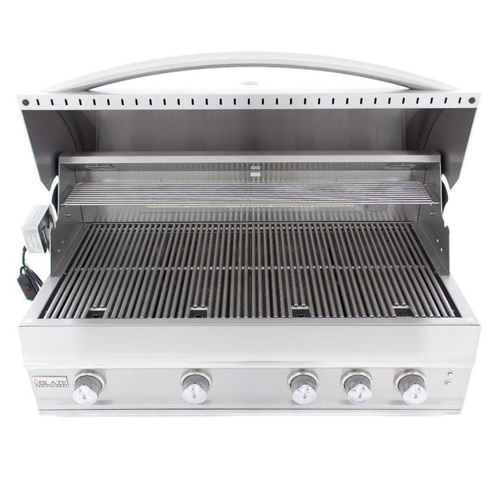 Blaze - Pro LUX 44" 4-Burner Built-In Gas Grill with Rear Infrared Burner