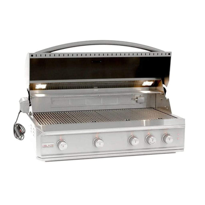 Blaze - Pro LUX 44" 4-Burner Built-In Gas Grill with Rear Infrared Burner