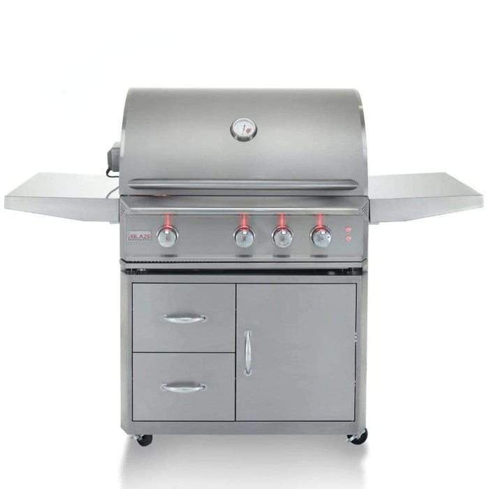 Blaze Lux 34" Professional 3-burner Freestanding Built-in Gas Grill