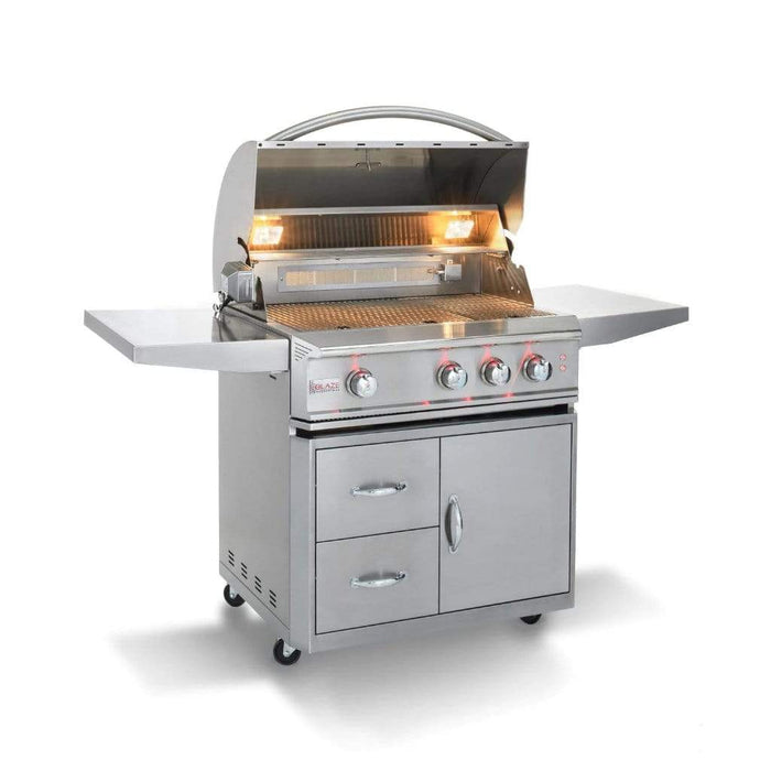 Blaze Lux 34" Professional 3-burner Freestanding Built-in Gas Grill